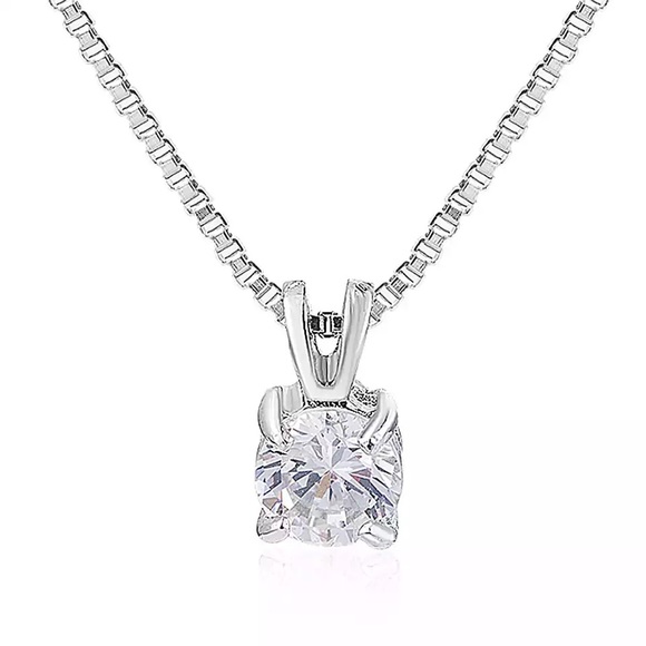 LAST ONE! silver diamond necklace ✰ - Picture 6 of 7